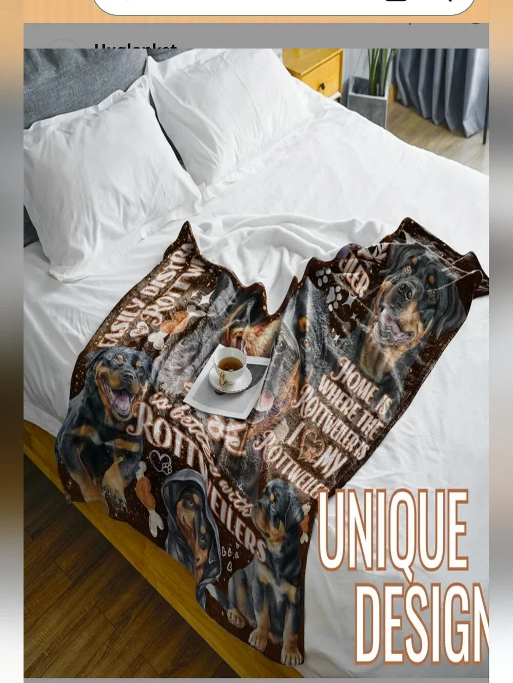 Huglanket soft decorative